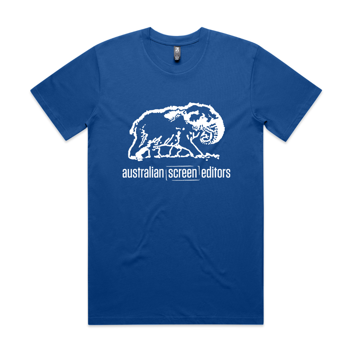 Picture of ASE Men's Tee Centre Print - Royal Blue